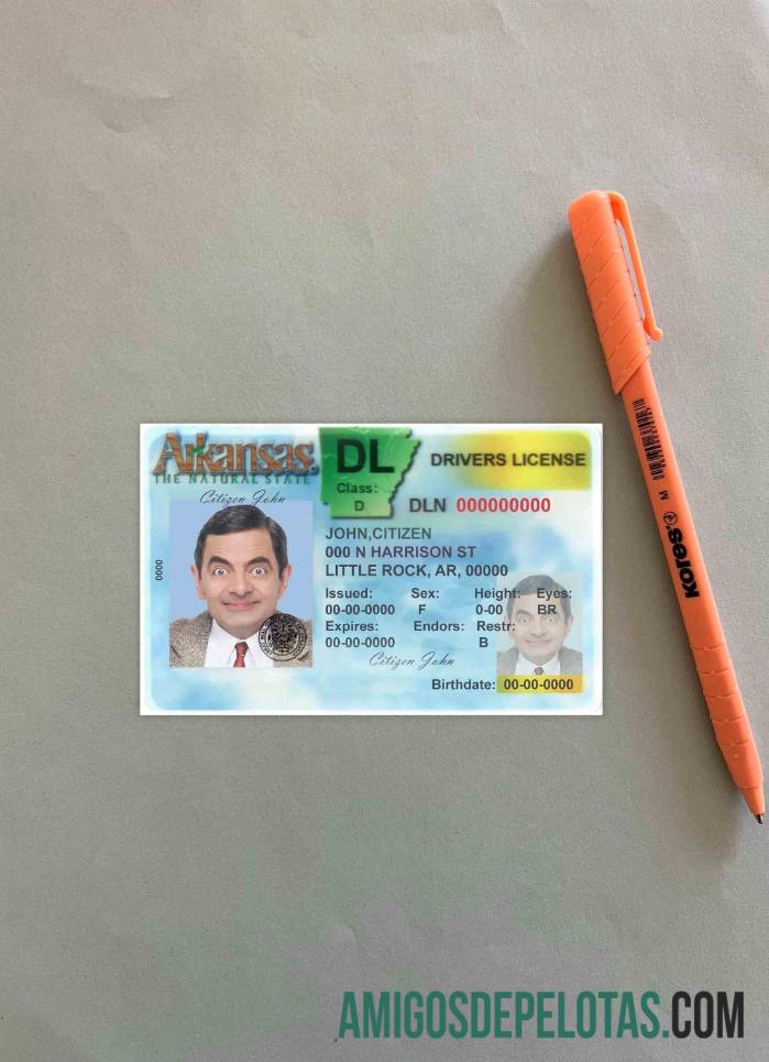 EUA Arkansas DL Versão 2 (Frente) Photolook exemplo